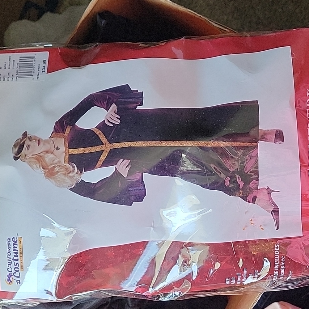 Adult costume burgandy